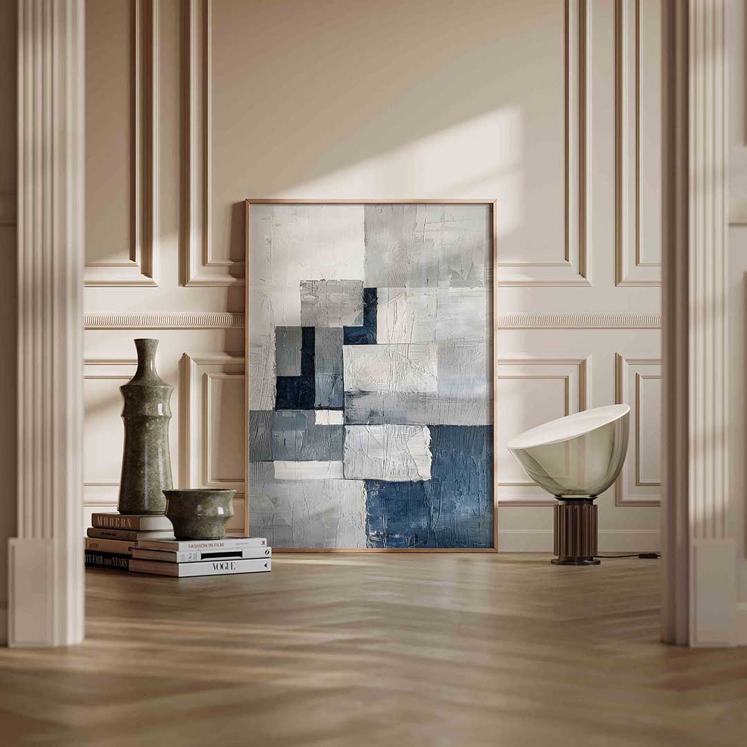 Abstracte rechthoeken Poster
