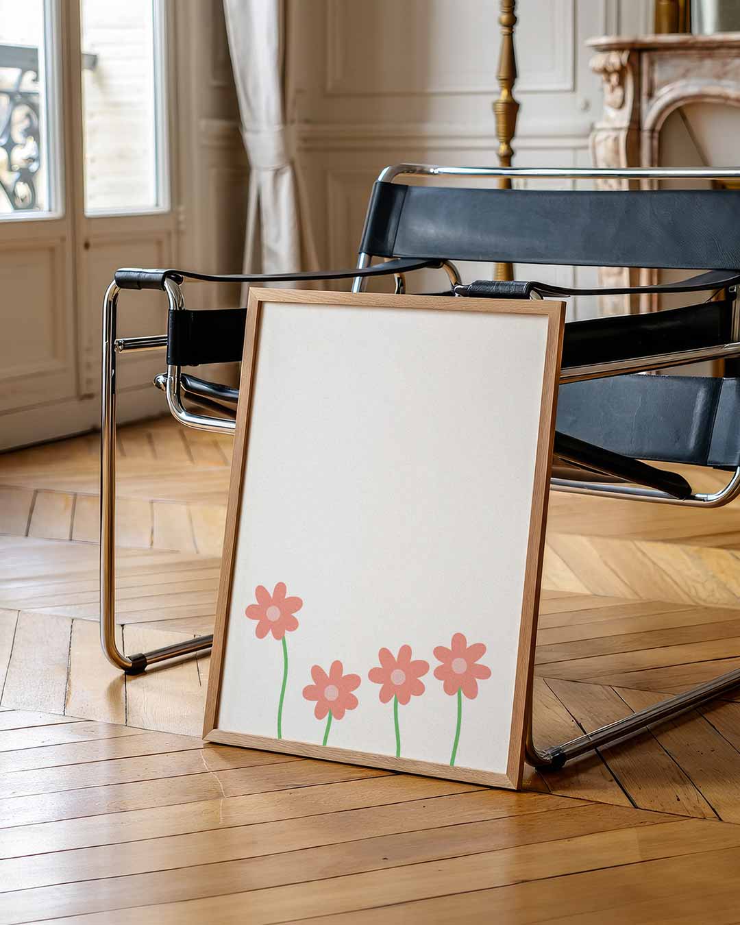 Vrolijke Bloemenpracht Poster-WallArtistic