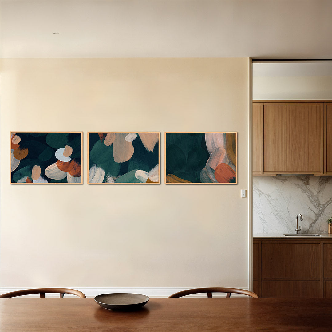 Vormenspel en kleuren Posterset