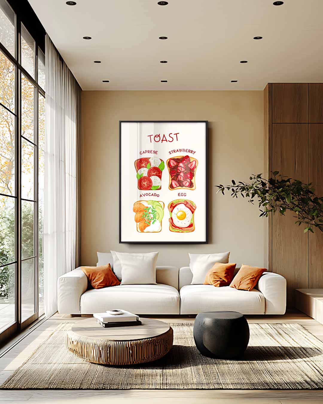 Toast Inspiratie Kunstwerk Kunstwerk-canvas-dibond-plexiglas-wanddecoratie-WallArtistic