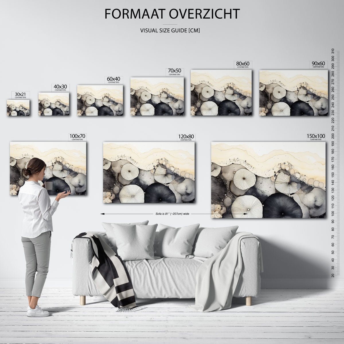 Abstracte vormen Poster