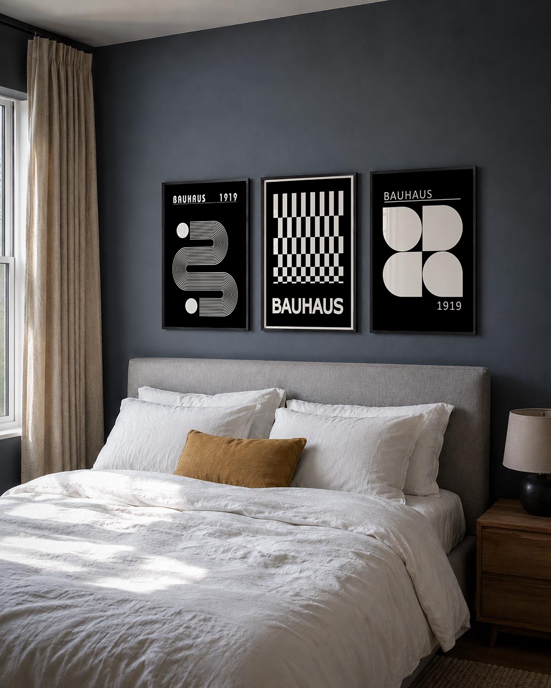 Lijnen en cirkel Posterset