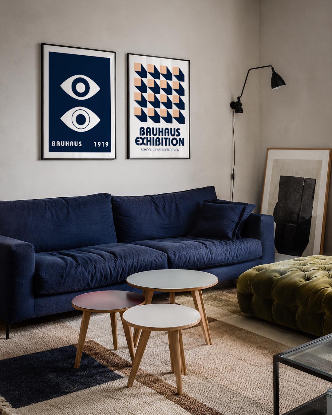 Oogvormen en contrast Posterset