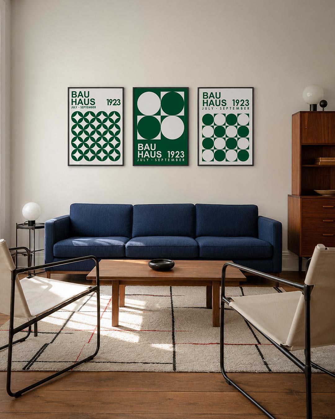 Cirkelpatroon en tekst Posterset