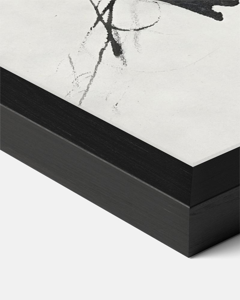 Elegante Lijntekening Vrouw Poster-WallArtistic