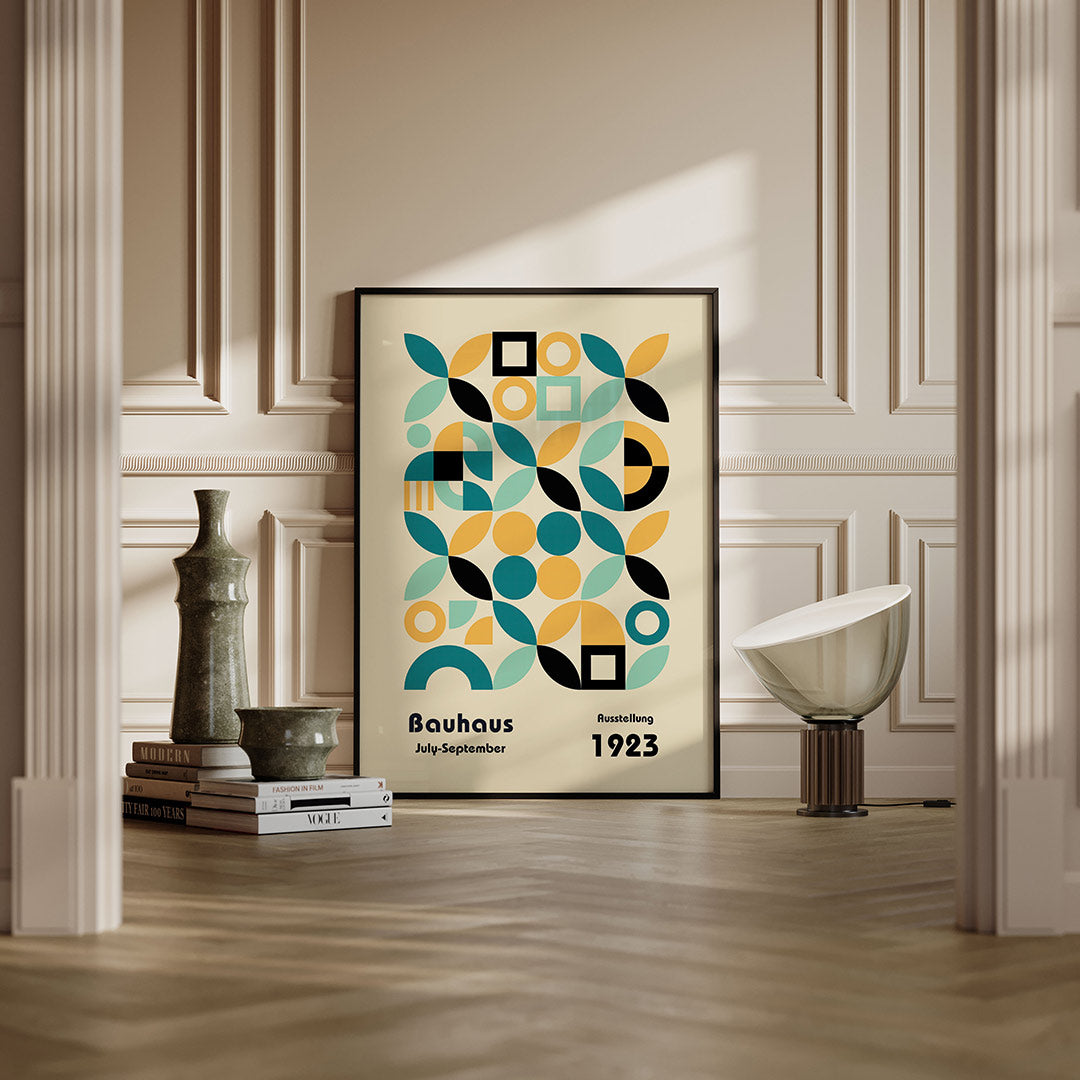 Vormritme en kleur Poster