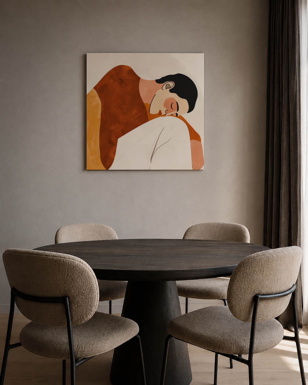 Gestileerde figuren Kunstwerk