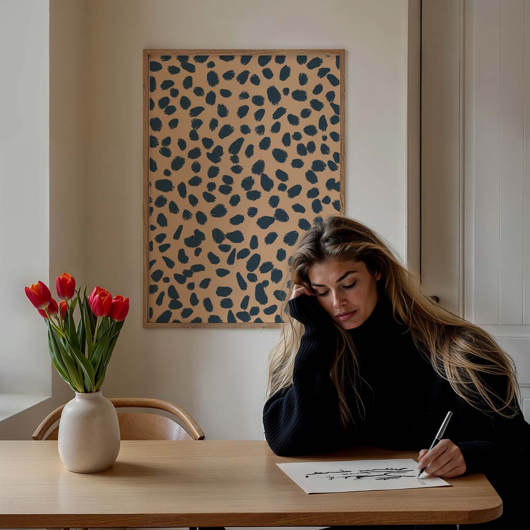 Stijlvolle Luipaardprint Poster-WallArtistic