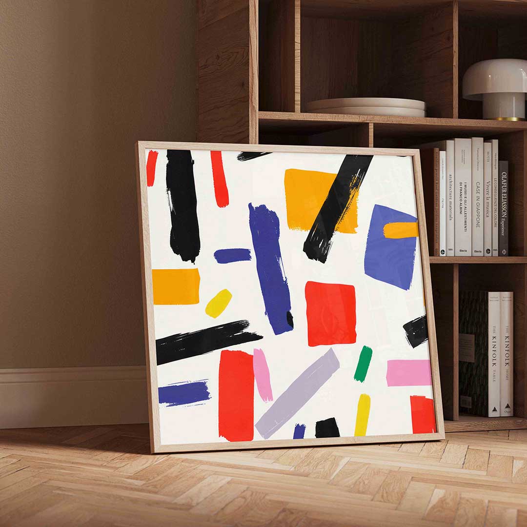 Abstracte vormen Poster