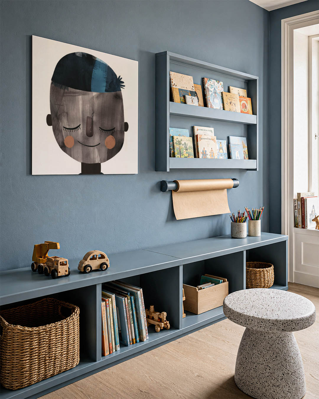 Vrolijk gezicht portret Kunstwerk