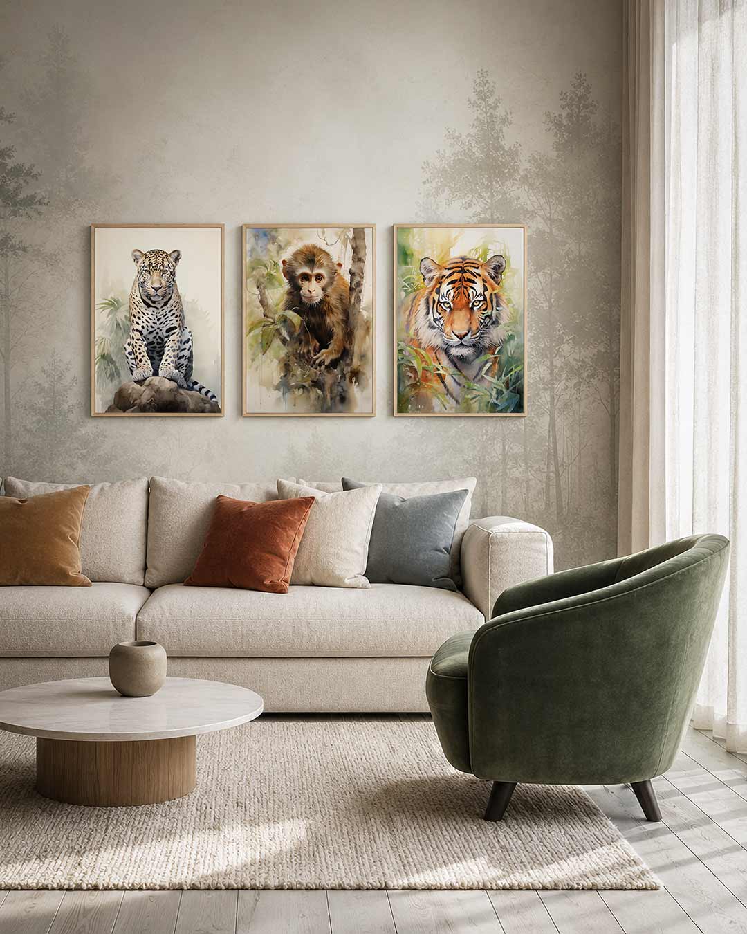 Natuurlijke elegantie Posterset