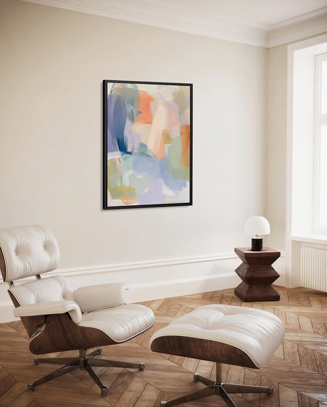 Kleurrijke vormen Kunstwerk