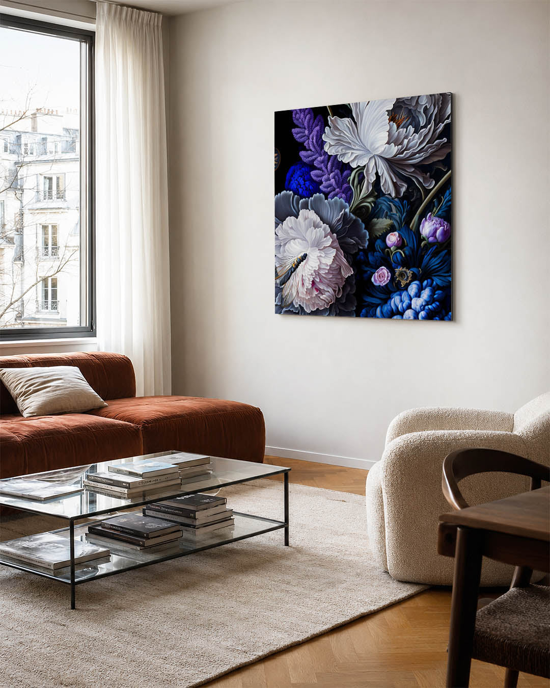 Bloemrijke compositie Kunstwerk