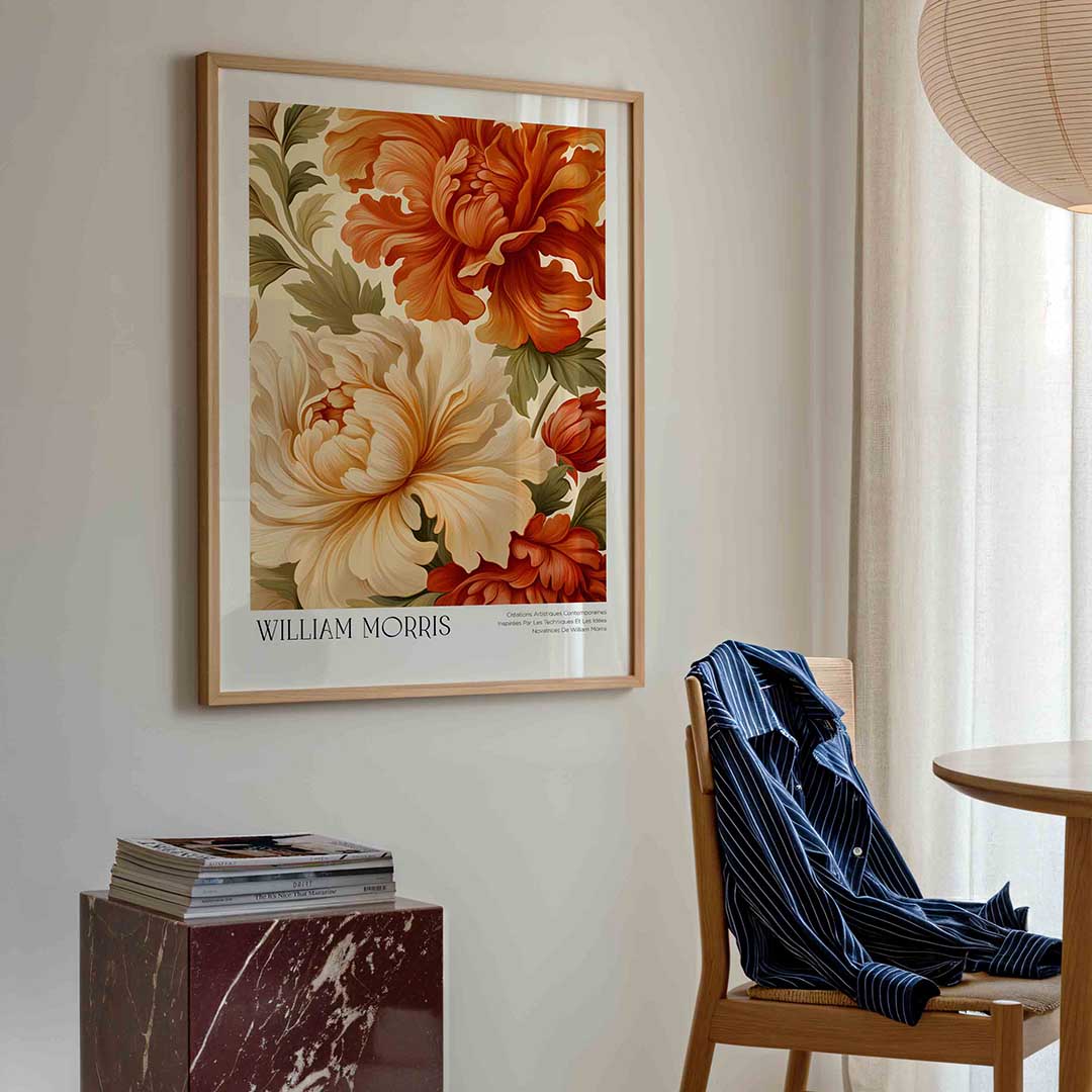 Bloemen en bladeren Poster
