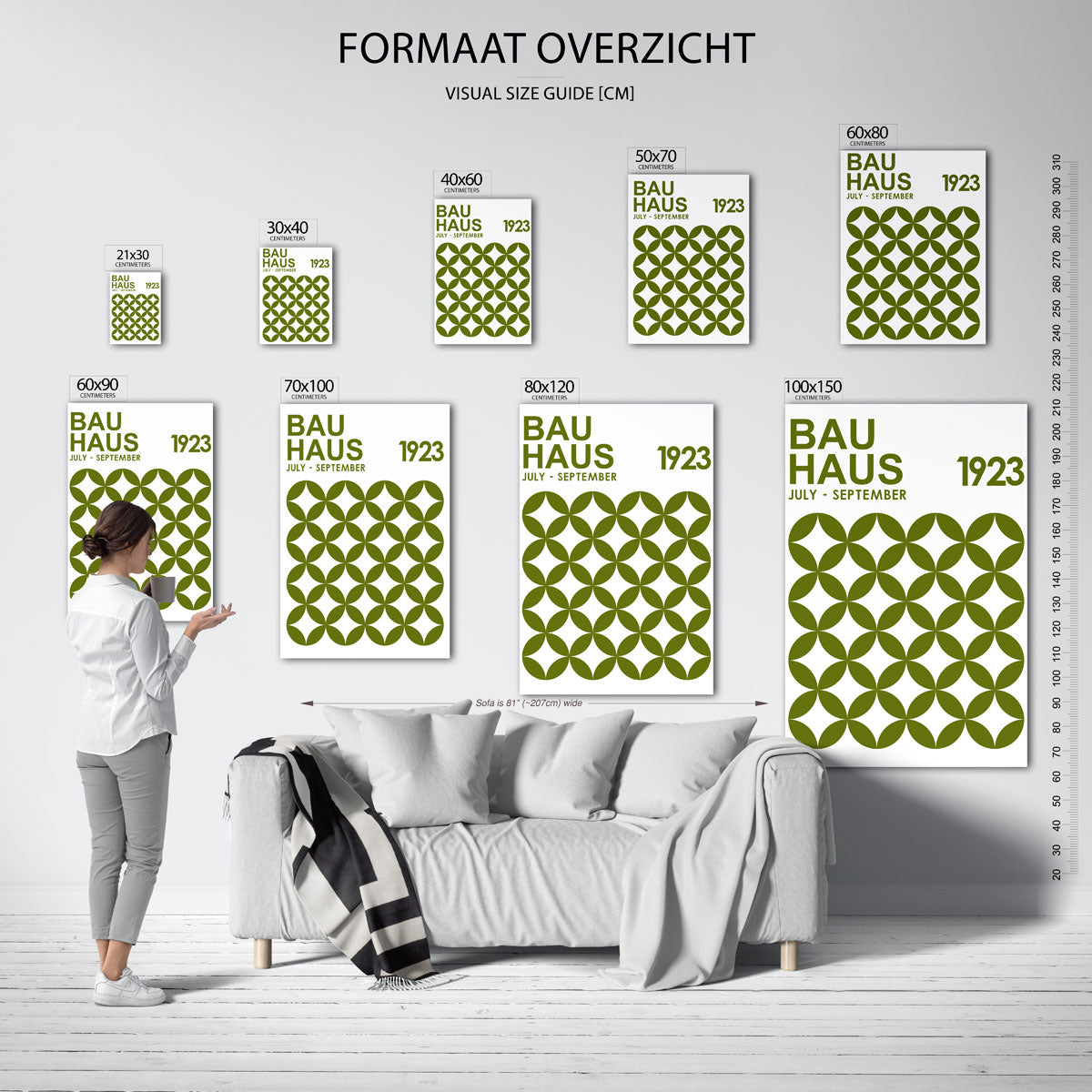 Cirkelpatroon ritme Poster
