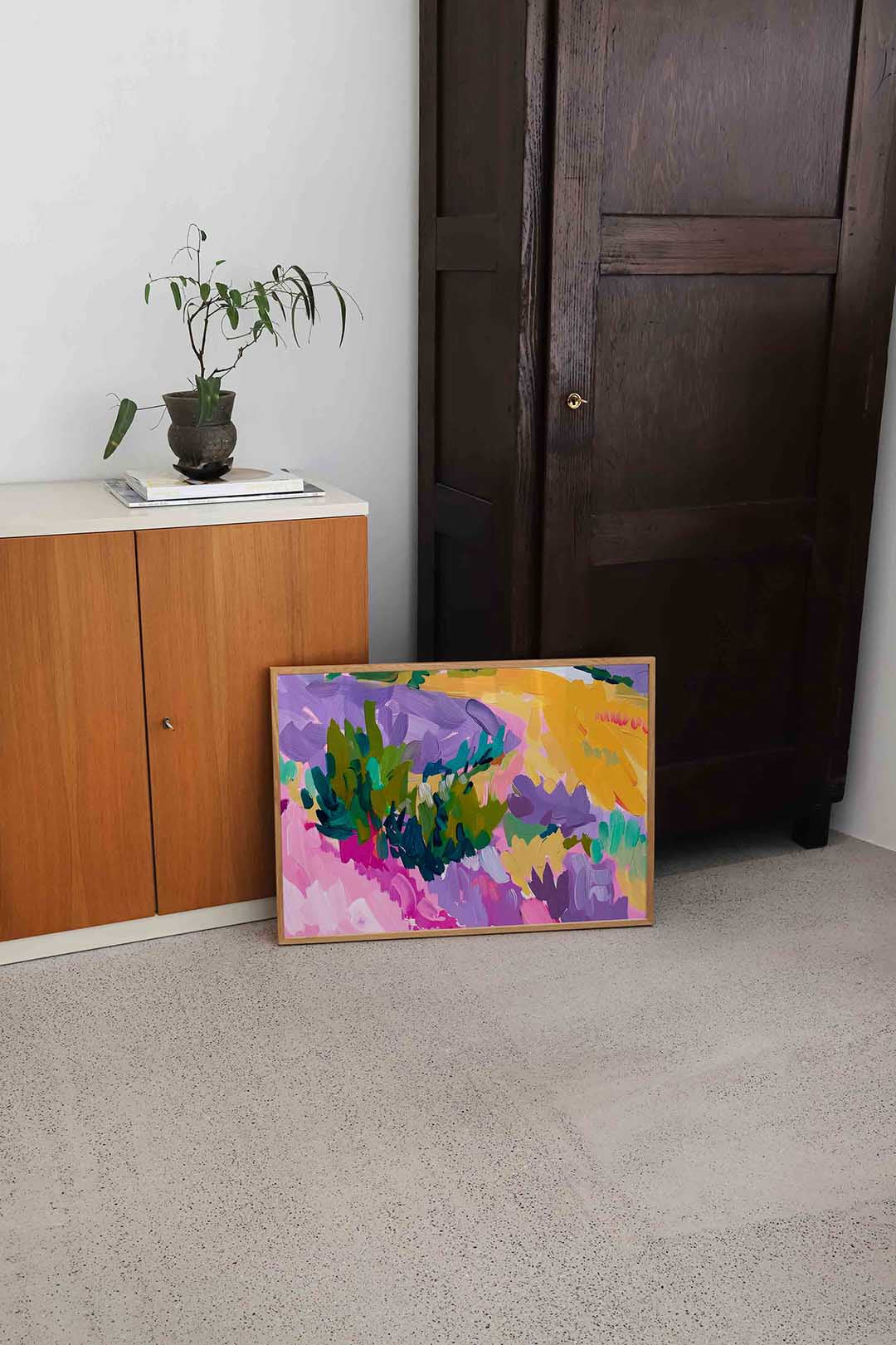 Abstracte kleurrijke vormen Poster