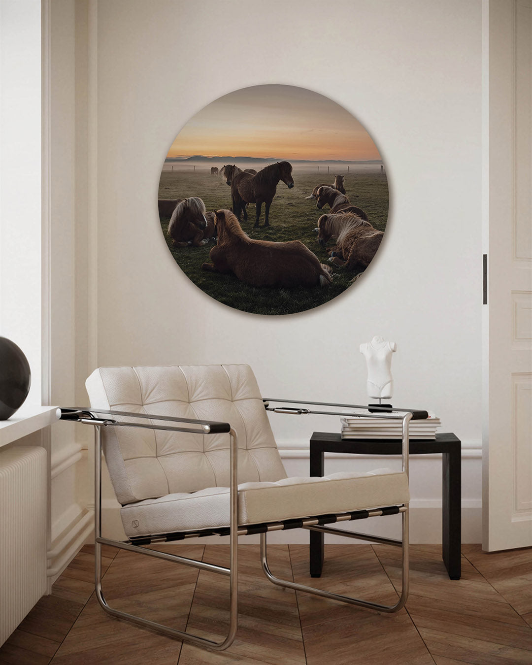 Paarden in landschap Muurcirkel
