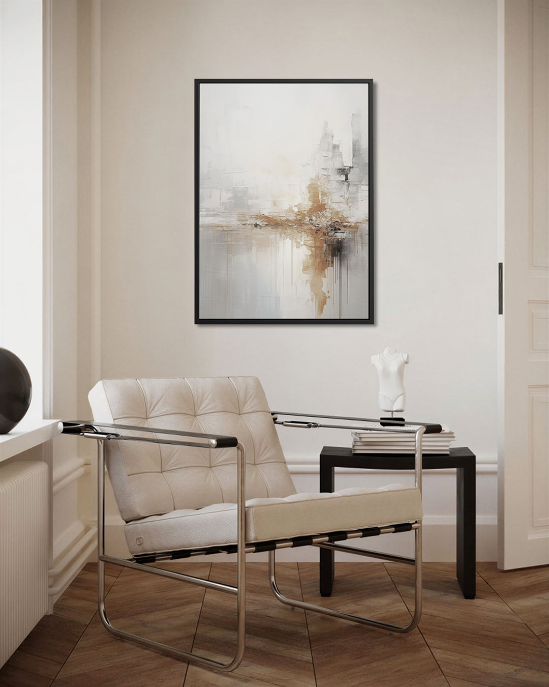 Rustige kleurencompositie Kunstwerk