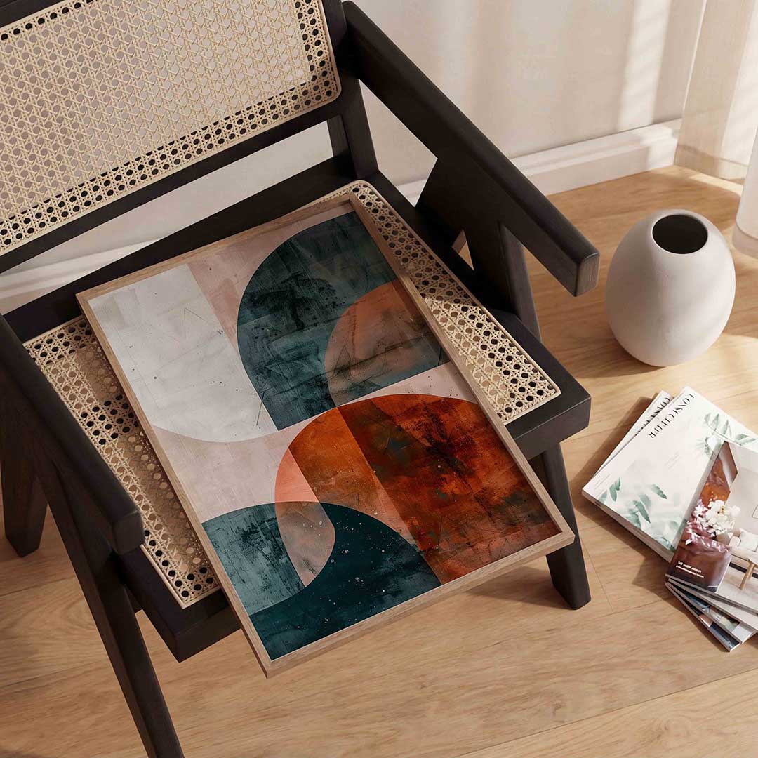 Abstracte vormen Poster
