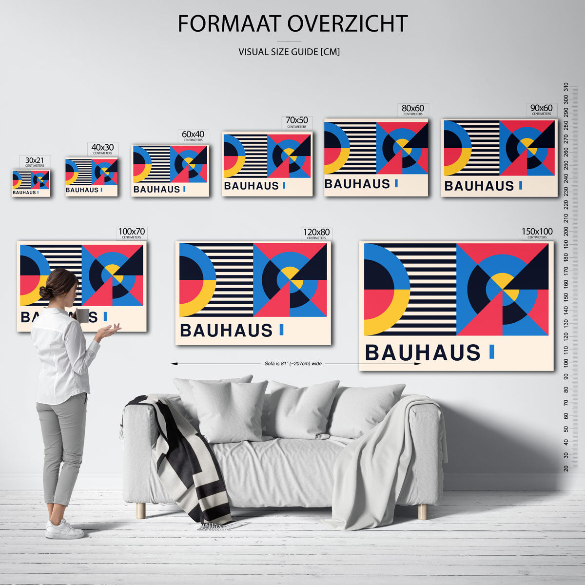 Vorm en kleur Poster