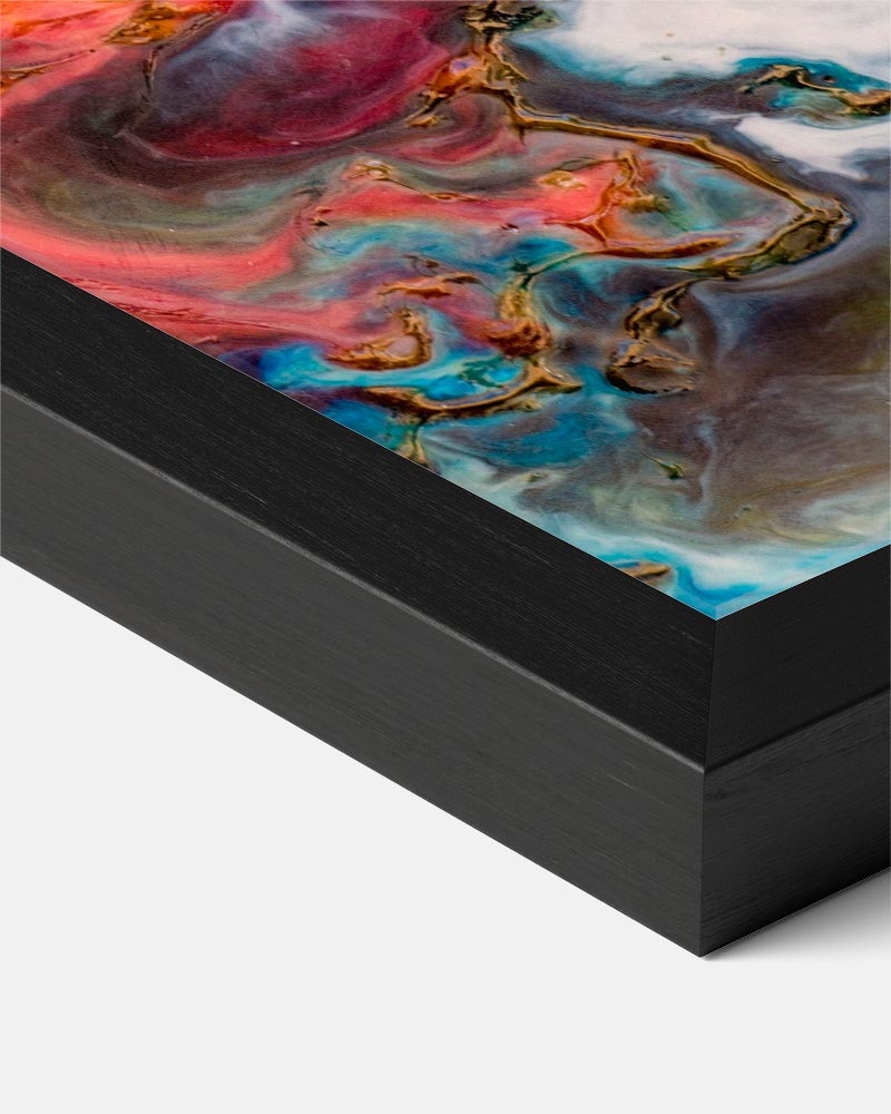 Kleurenexplosie Canvas Art Poster-WallArtistic