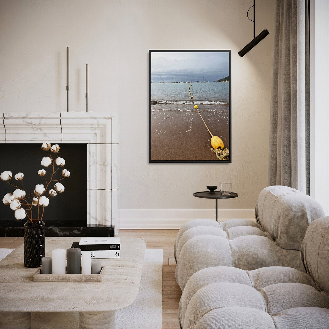 Zee en boeien Kunstwerk