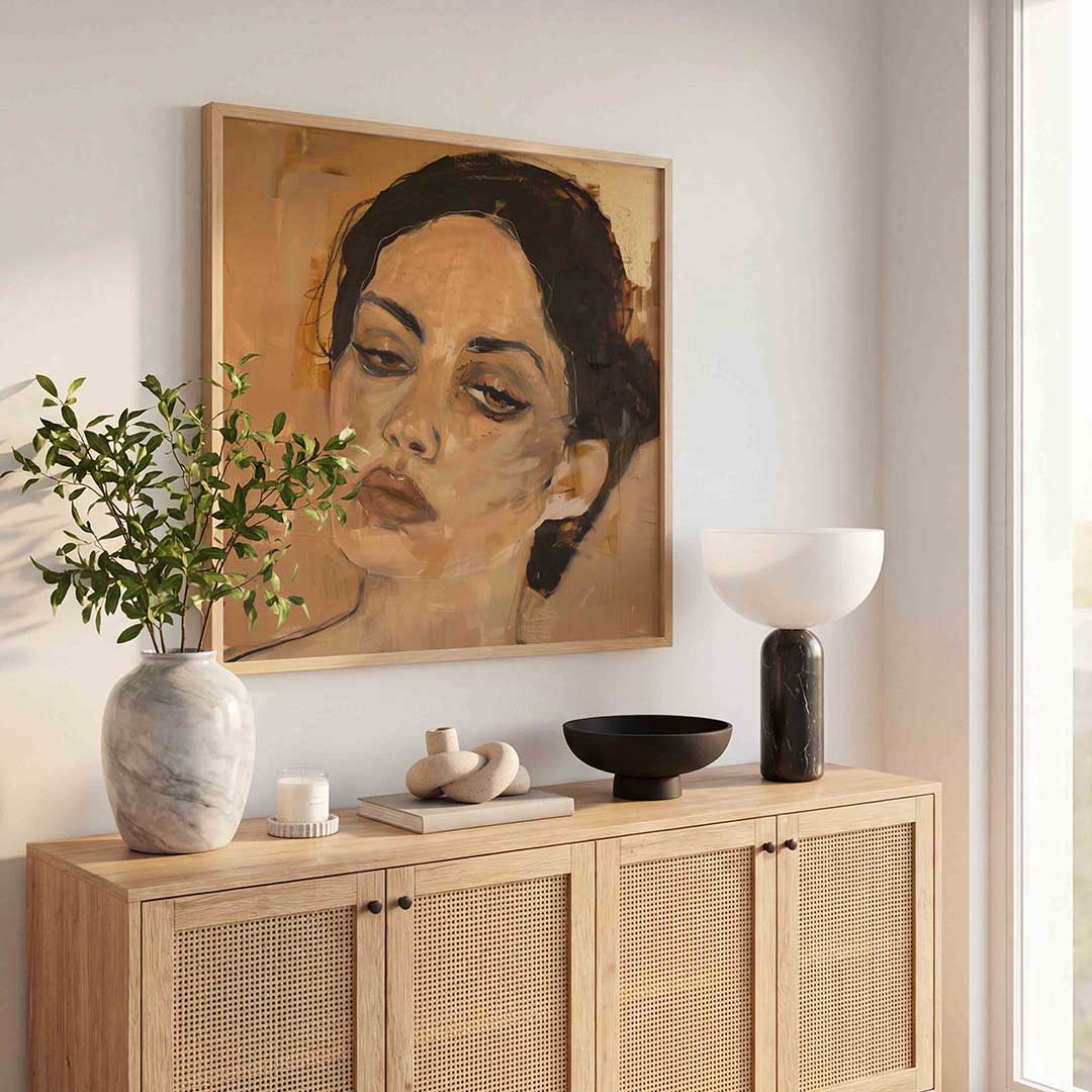 Vrouwelijk portret Poster