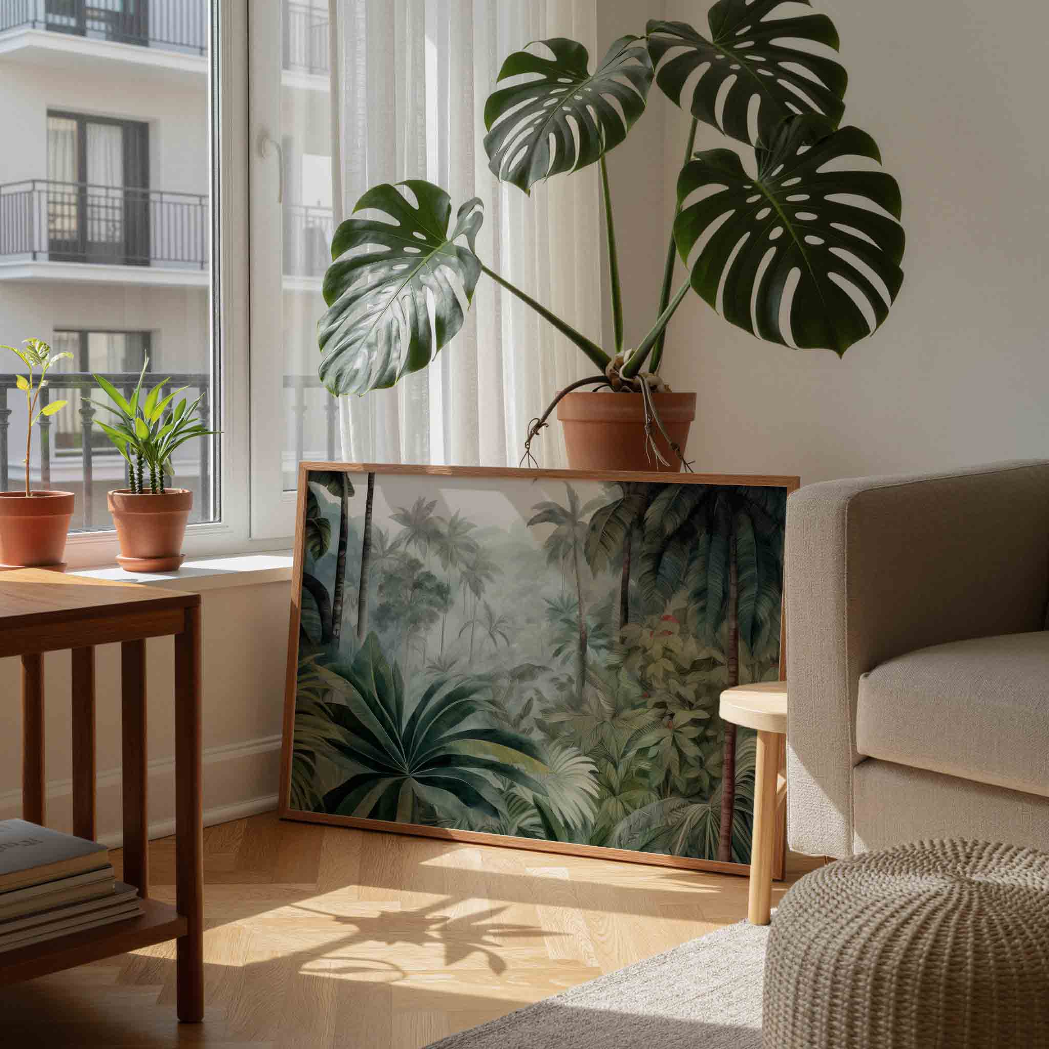 Tropisch bladerdek Poster