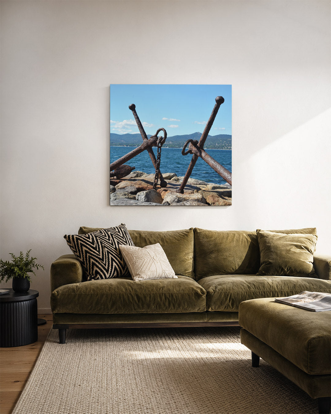 Ankers aan zee Kunstwerk