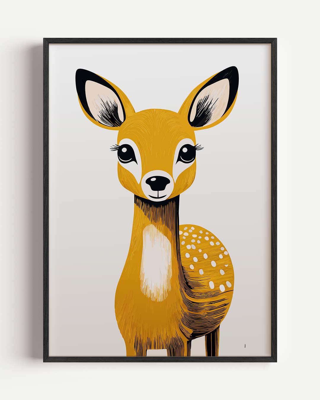Schattige Hert Poster-WallArtistic