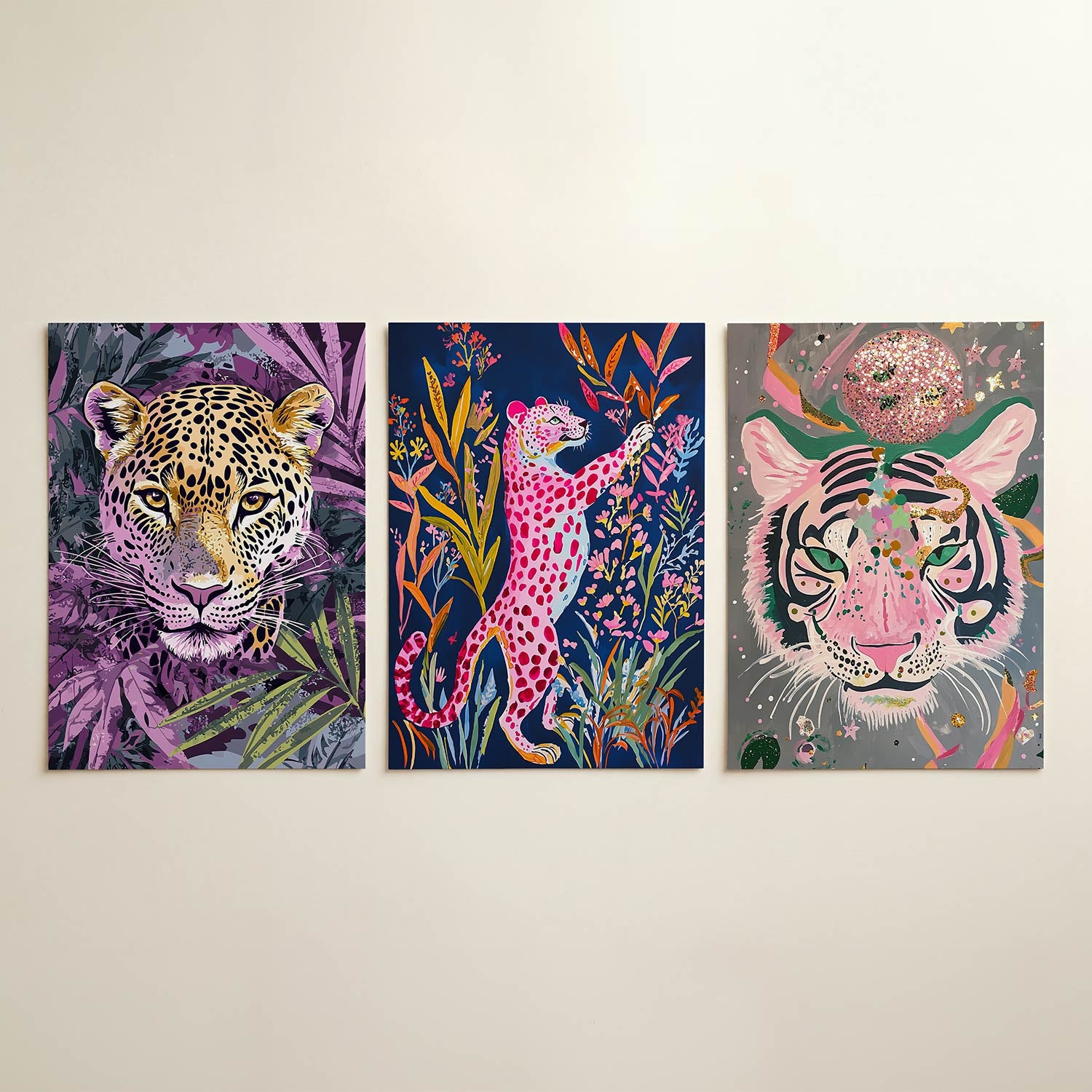 Jungle kleurenpracht Posterset