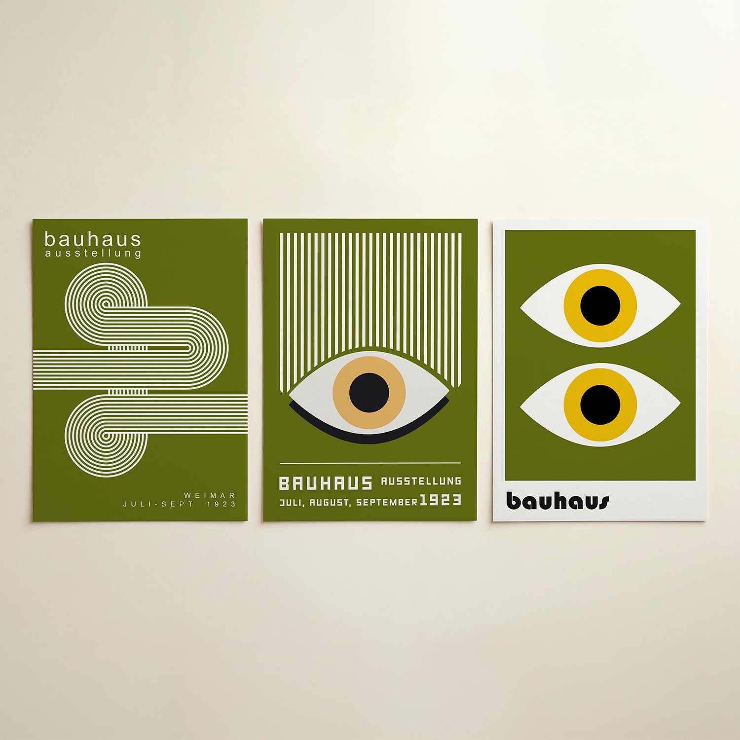 Lijnenspel en cirkel Posterset