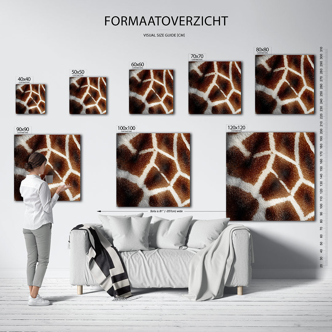Organische patronen Kunstwerk