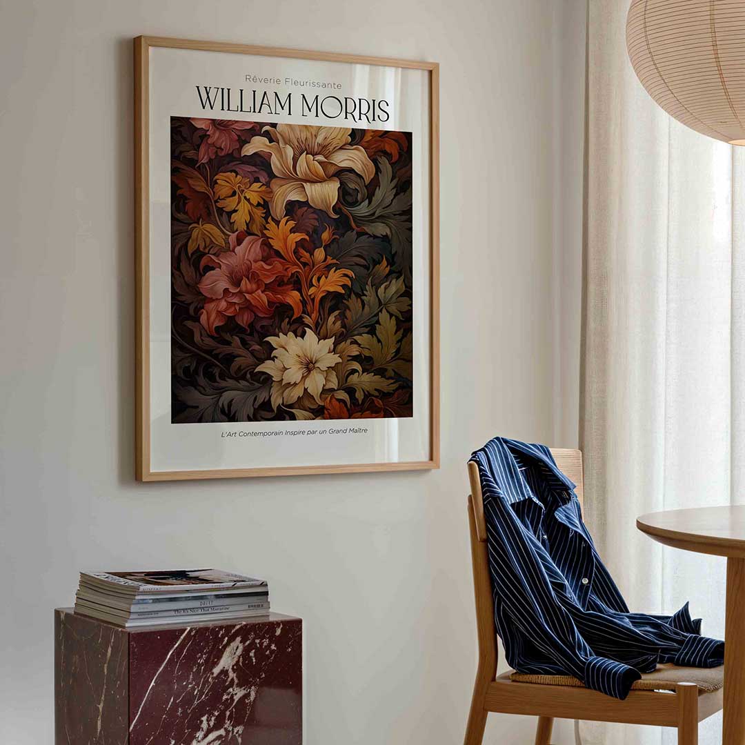 Bloemen en bladeren Poster