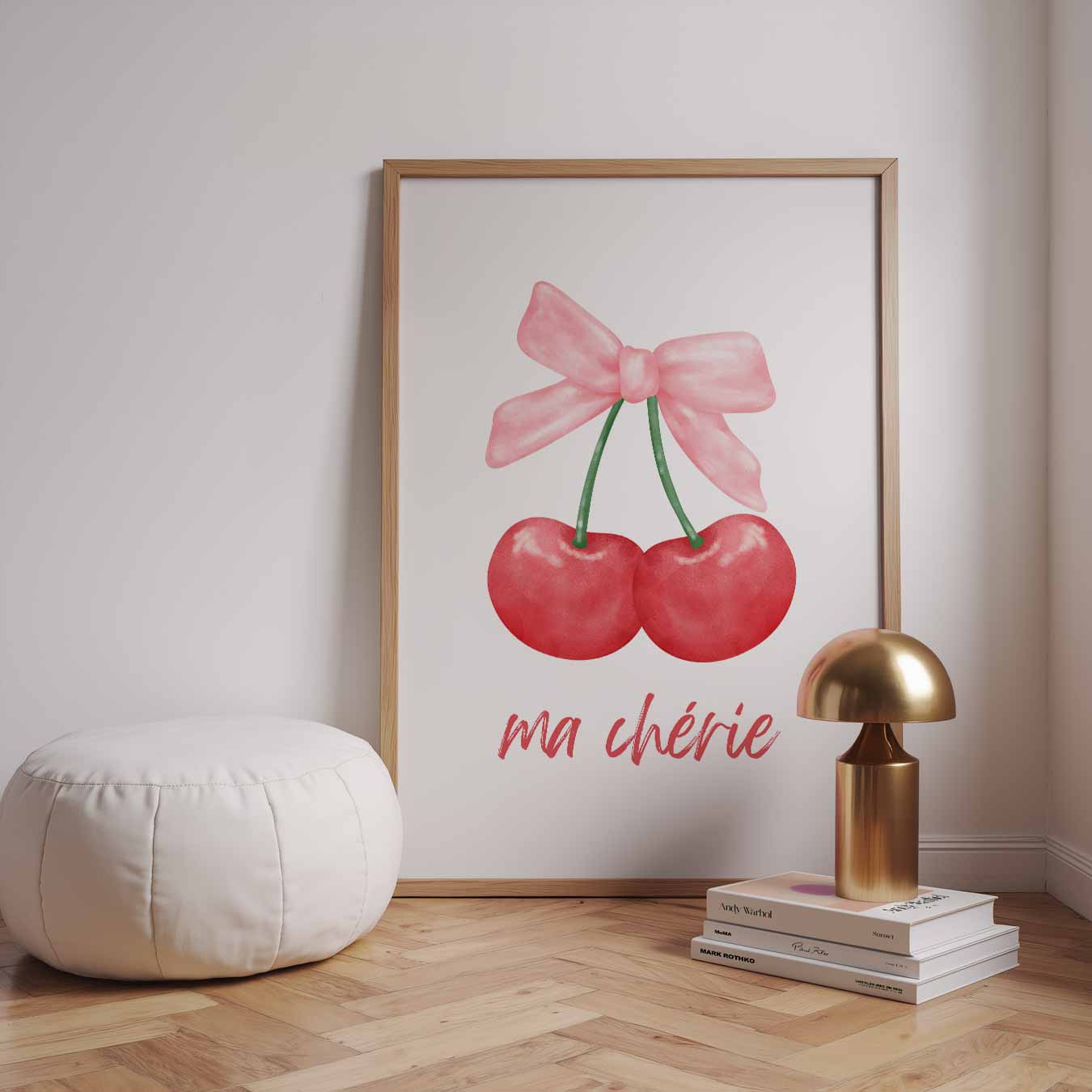 Ma Chérie Cherry Poster-WallArtistic