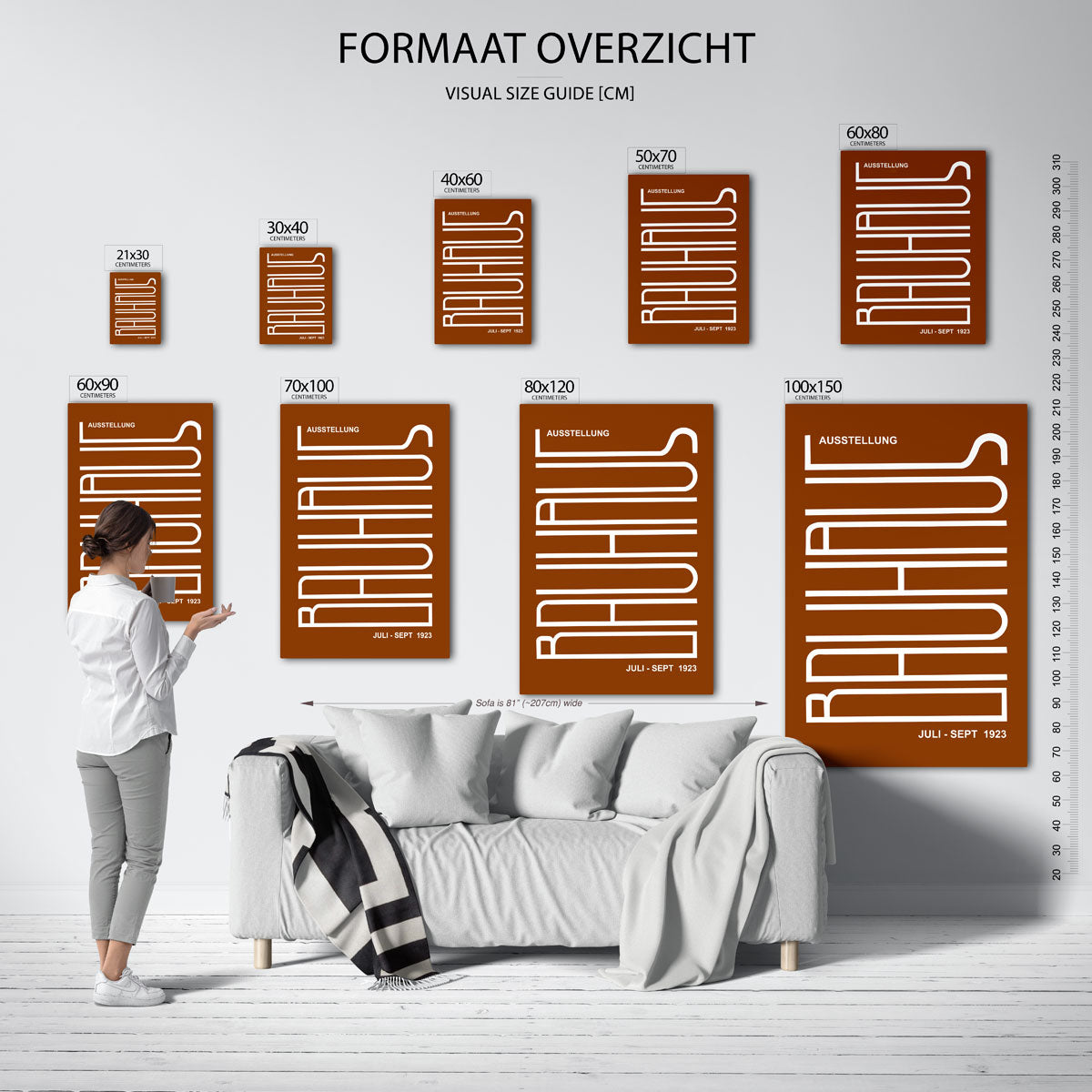 Lijnen en vlakken Poster