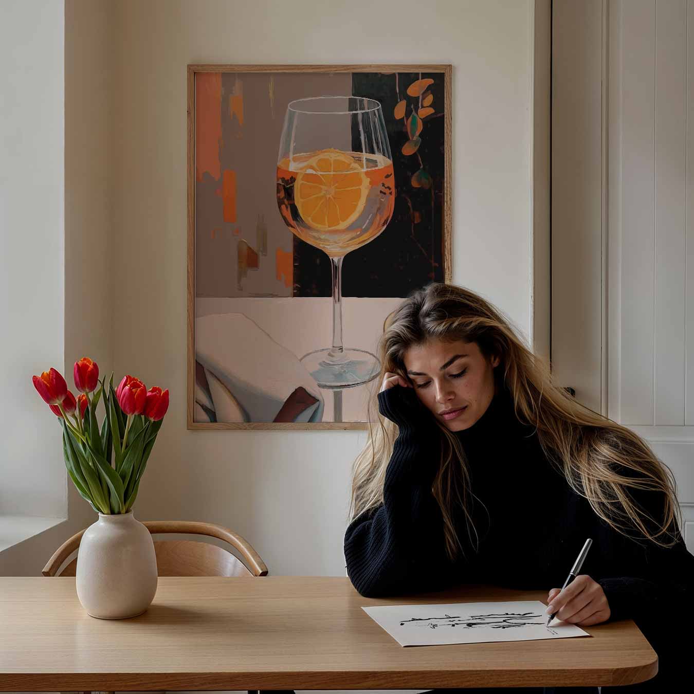 Zonnige Citrus Sfeer Poster-WallArtistic