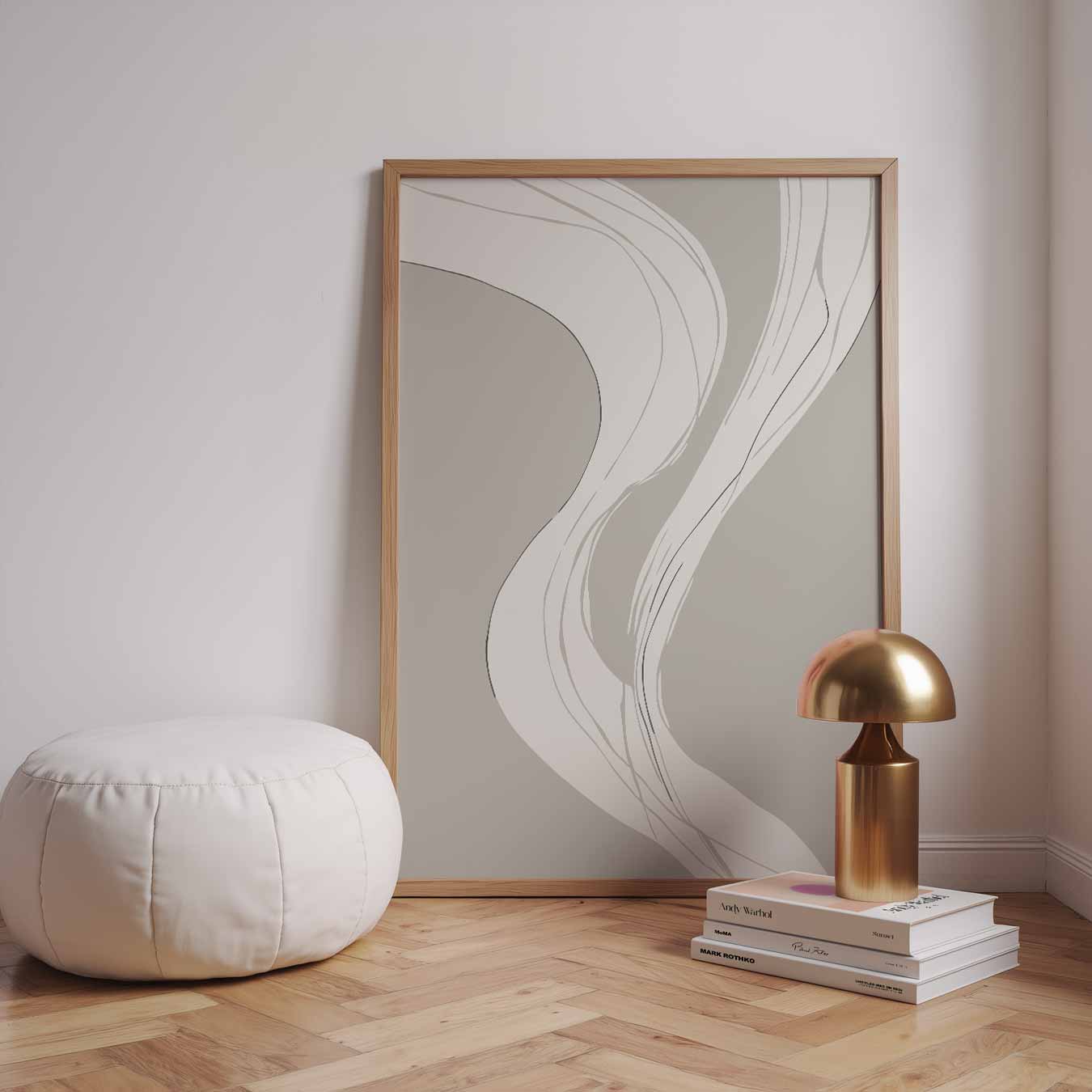 Sierlijke Abstracte Kunstposter-WallArtistic