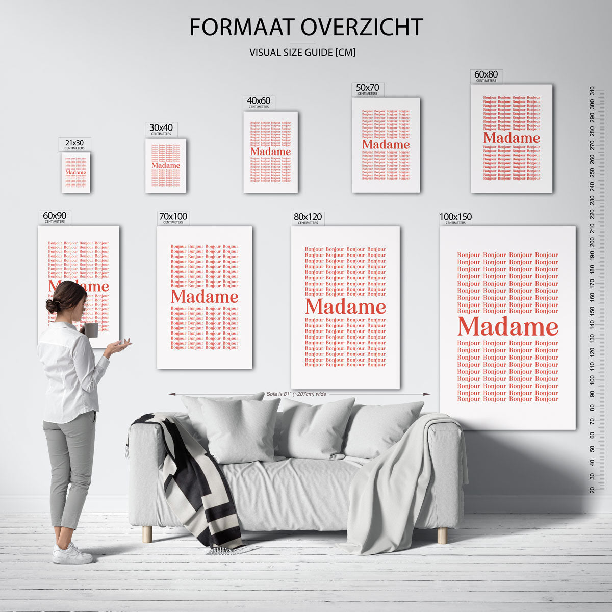 Bonjour madame Poster