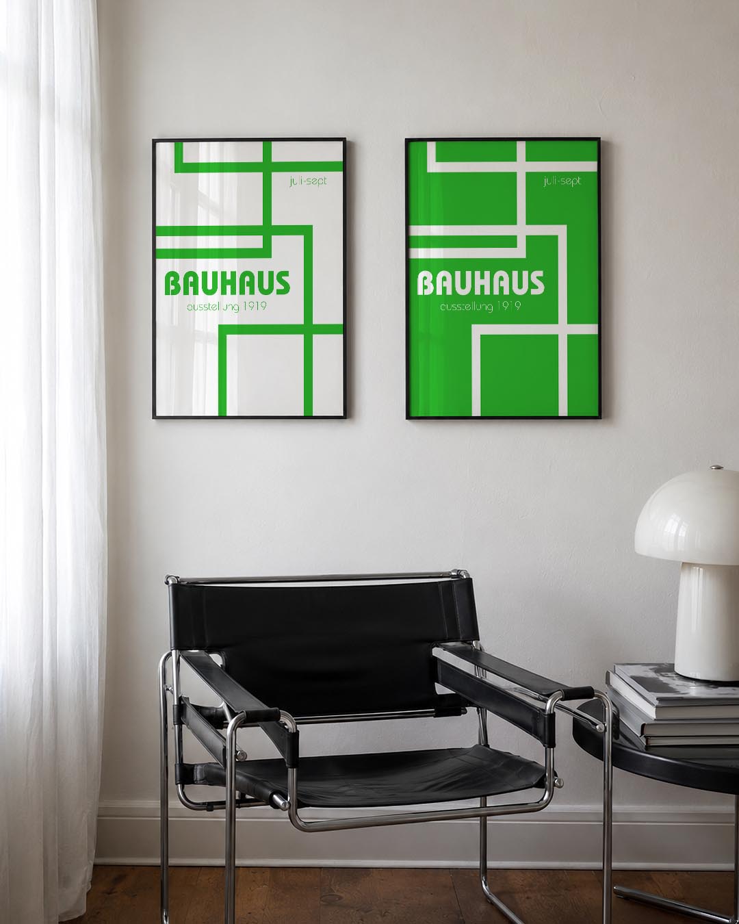 Lijnen en kleurvlakken Posterset