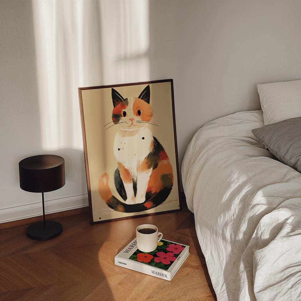 Schattige Kattenkunst Poster-WallArtistic