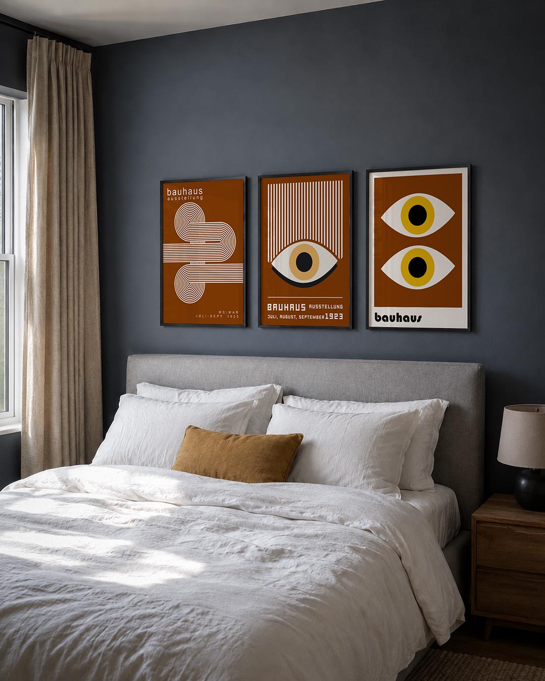 Lijnen en vlakkenspel Posterset