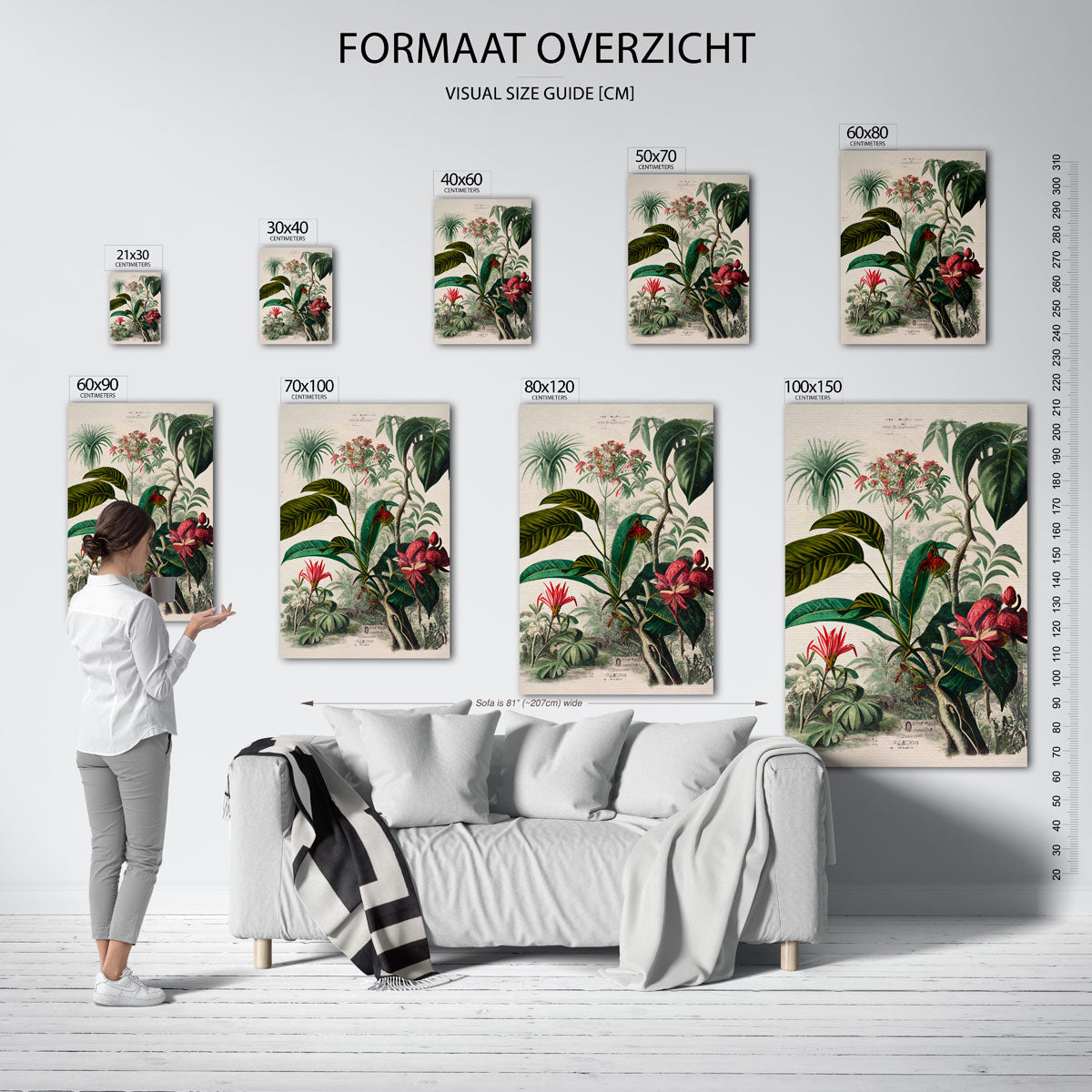 Botanische bloemen Poster