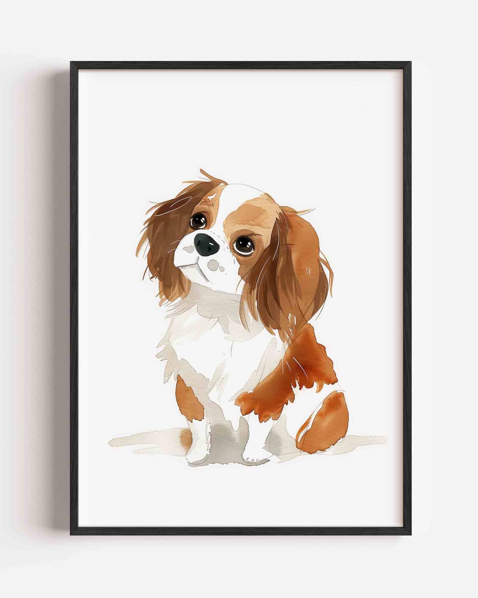 Hond met bruine vlekken Poster