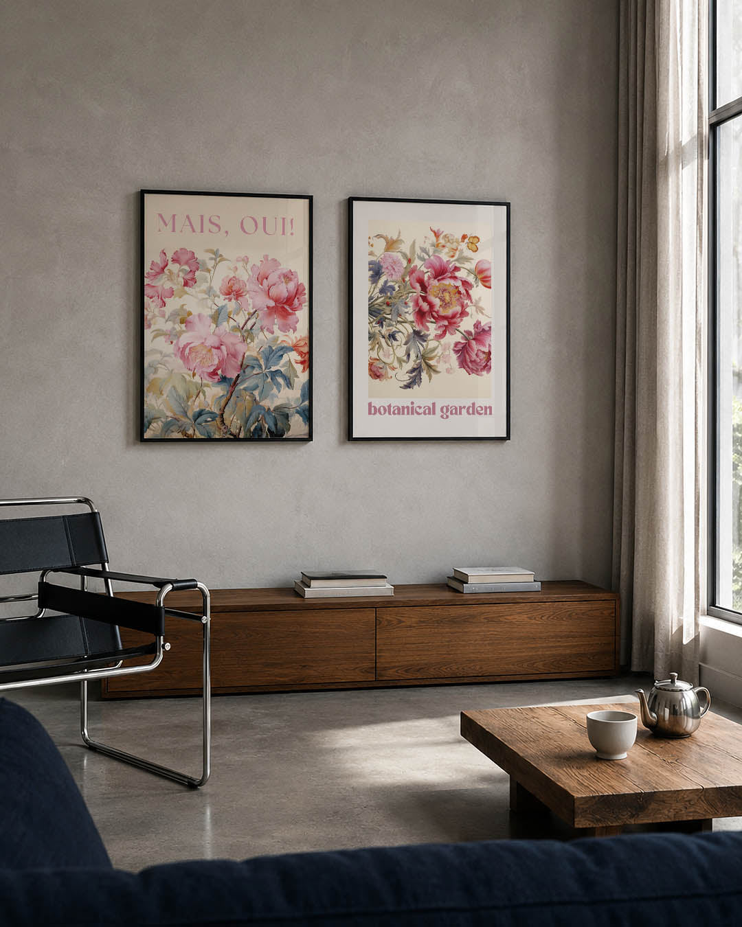 Bloemrijke elegantie Posterset