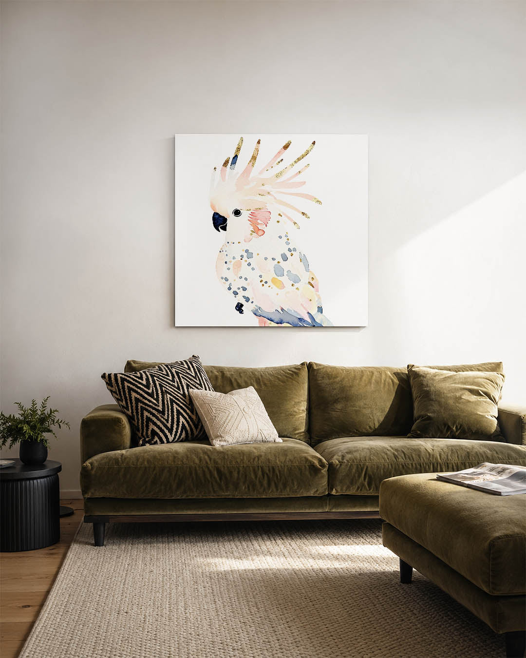 Vrolijke kaketoe Kunstwerk