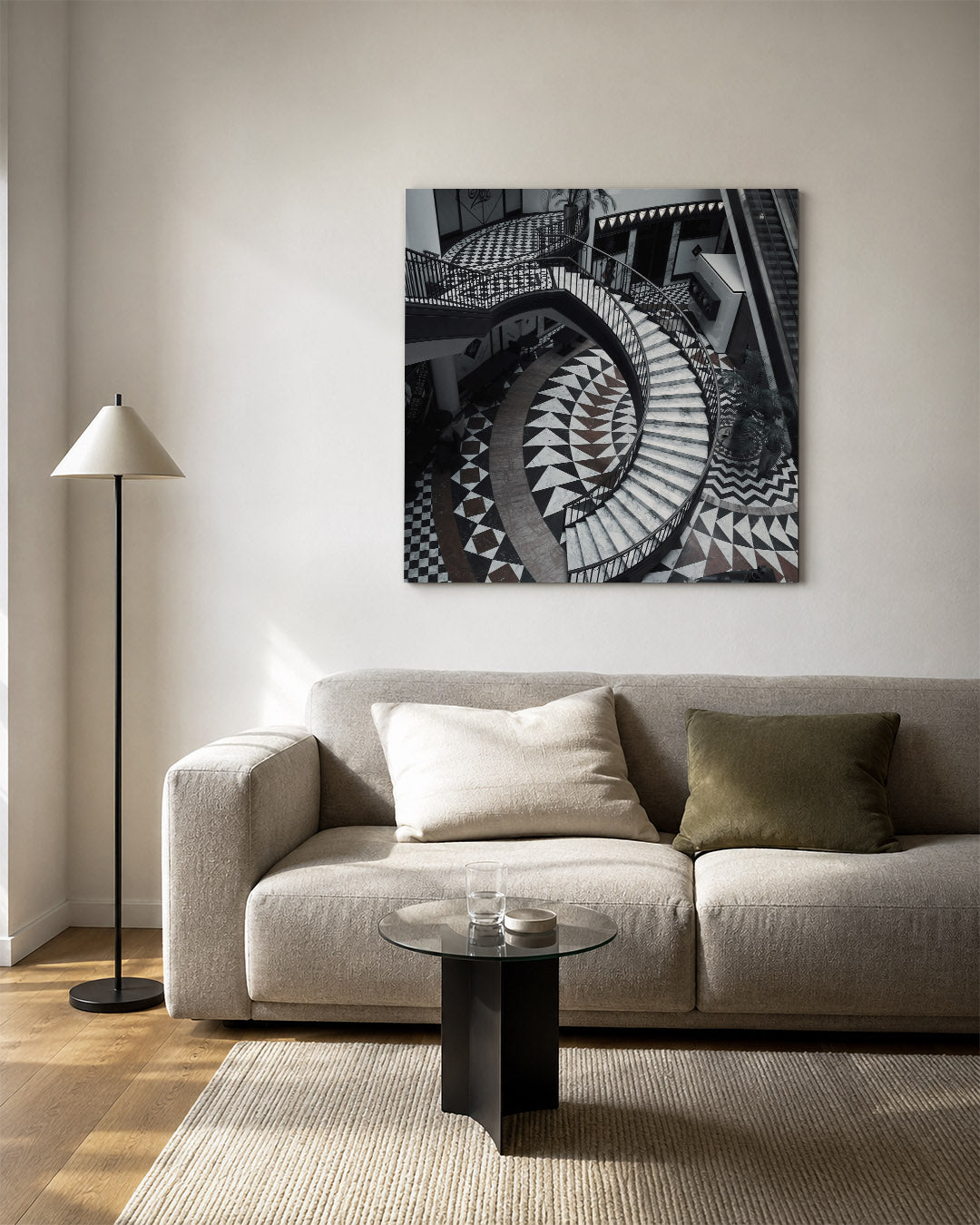 Geometrische trappen Kunstwerk