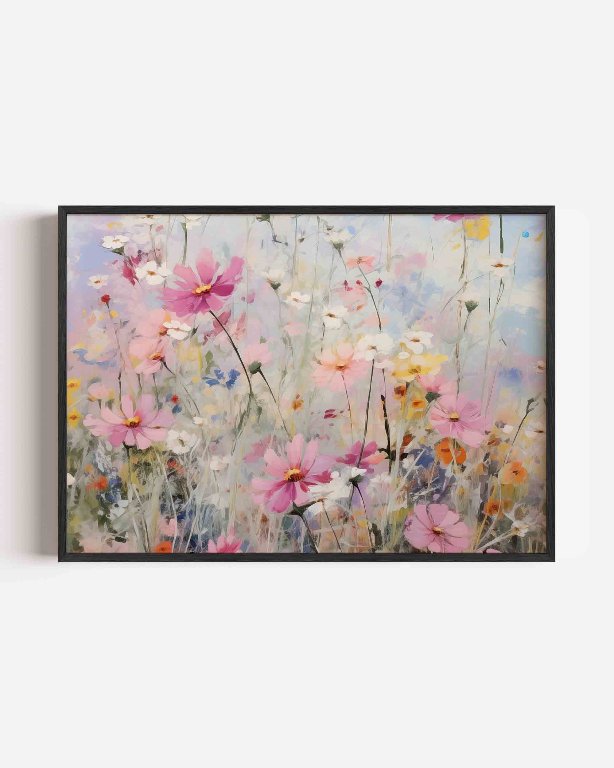 Bloemen in zachte tinten Poster