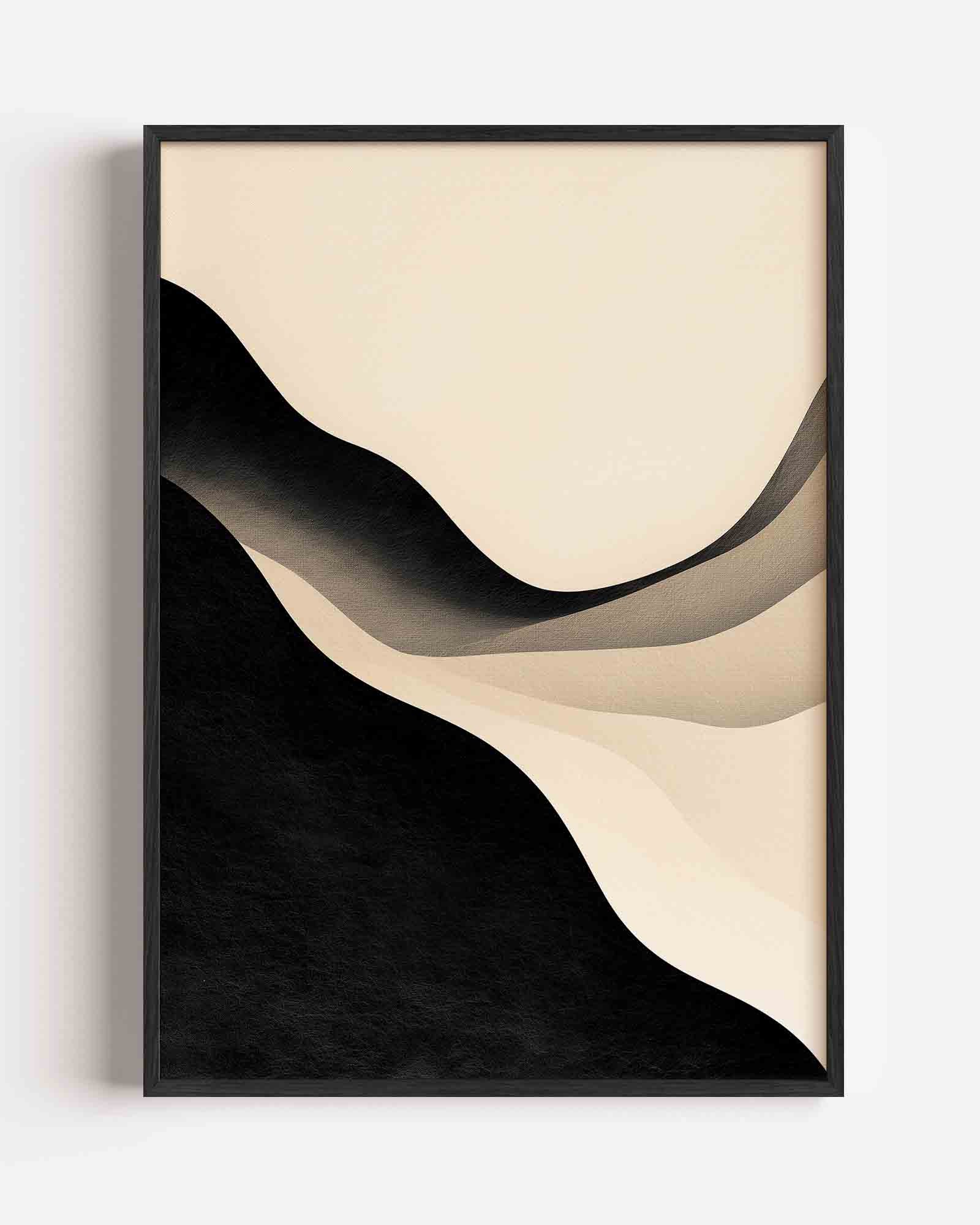 Golvende lijnen Poster