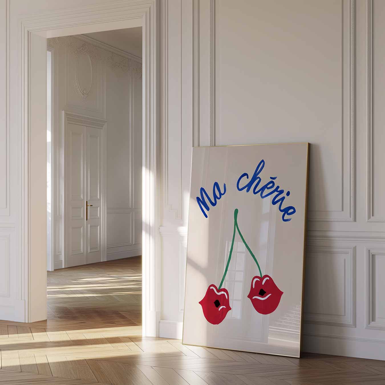Ma Chérie Kersen Poster-WallArtistic